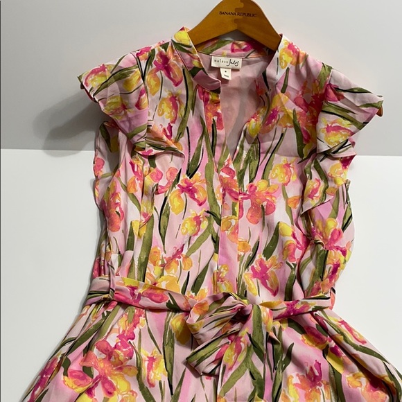 Maison Jules Womans SHORT SLEEVE FLORAL MAXI DRESS - Picture 2 of 6